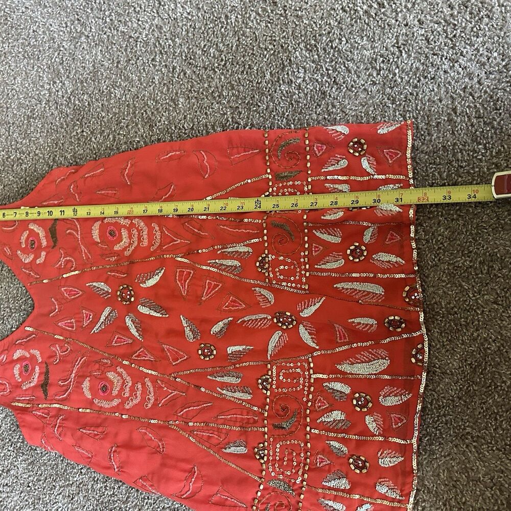 Free People Secret Garden Embellished Large Sequin Dress Size Small EXCELLENT! - Picture 10 of 13